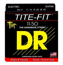 DR EH-11 Tite-Fit Nickel Plated Electric 11-50 струны для электрогитары