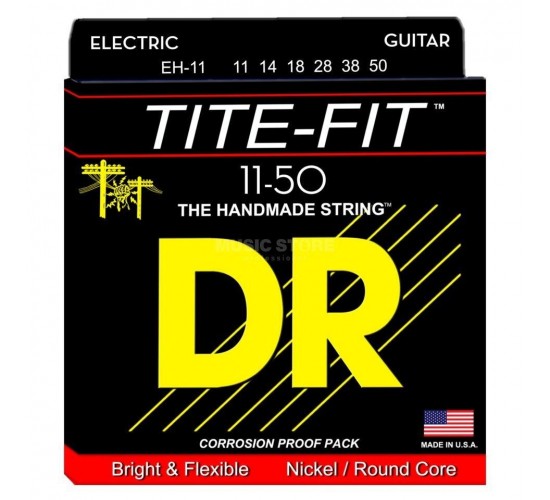 DR EH-11 Tite-Fit Nickel Plated Electric 11-50 струны для электрогитары