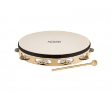 Nino Percussion NINO25 Тамбурин 10", один ряд бубенцов