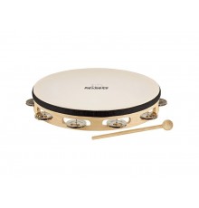 Nino Percussion NINO25 Тамбурин 10", один ряд бубенцов
