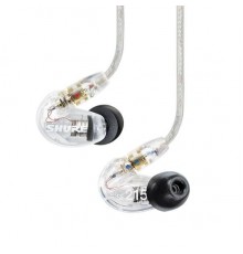 Shure SE215-CL наушники внутриканальные (наушники вставные) с одним драйвером, прозрачные