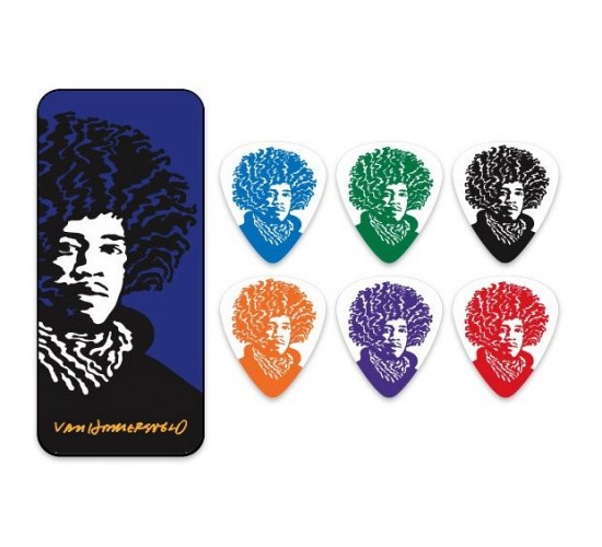 Dunlop JVHPT04H John Van Hamersveld Jimi Медиаторы 6шт, толстые, в коробочке