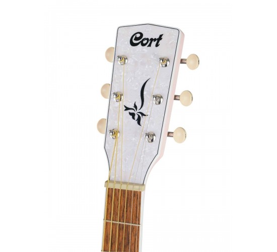 Cort Jade-Classic PPOP электроакустическая гитара, розовая