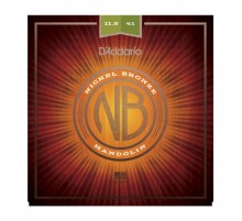 D'Addario NBM11541 Nickel Bronze Комплект струн для мандолины, фосф/бронза, Medium-Heavy, 11.5-41