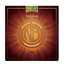 D'Addario NBM11541 Nickel Bronze Комплект струн для мандолины, фосф/бронза, Medium-Heavy, 11.5-41