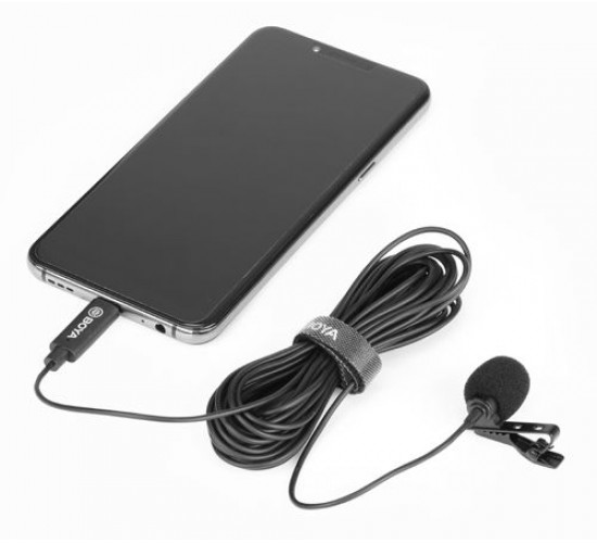 Boya BY-M3 петличный микрофон, для смартфонов Android,планшетов, iPad Pro,  Mac, PC с разъемом USB
