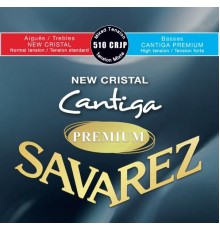 Savarez 510CRJP New Cristal Cantiga Premium комплект струн для классической гитары, смешанное нат.