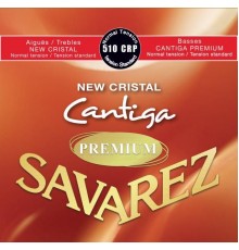 Savarez 510CRP New Cristal Cantiga Premium Комплект струн для классической гитары, нормальное нат.