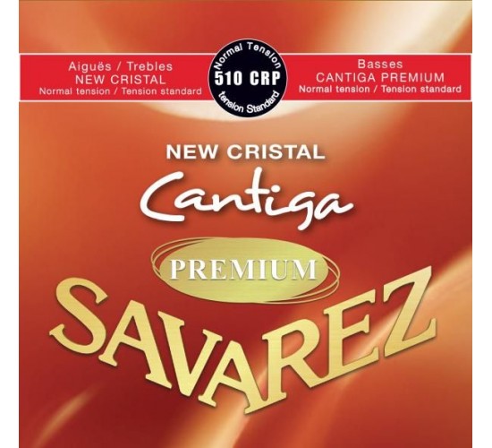 Savarez 510CRP New Cristal Cantiga Premium Комплект струн для классической гитары, нормальное нат.
