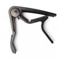 Dunlop 83CB Acoustic Curved Trigger® Каподастр/прищепка для гитары с закругленным грифом цвет черный