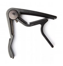 Dunlop 83CB Acoustic Curved Trigger® Каподастр/прищепка для гитары с закругленным грифом цвет черный