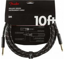 Fender Deluxe 10' Inst CBL BTWD инструментальный кабель, черный твид, длина 3м