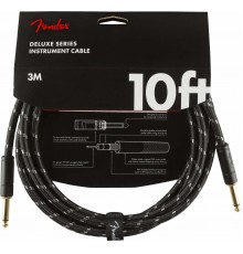 Fender Deluxe 10' Inst CBL BTWD инструментальный кабель, черный твид, длина 3м