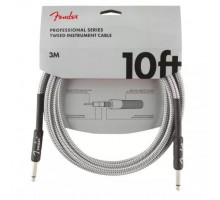 Fender 10' Professional Inst CBL WHITE TWD инструментальный кабель, белый твид, длина 3м
