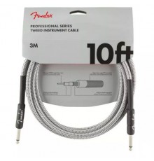 Fender 10' Professional Inst CBL WHITE TWD инструментальный кабель, белый твид, длина 3м