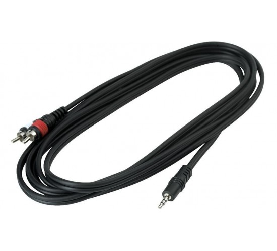 Rockcable RCL20904 D4 шнур мини джек ст. - 2 х RCA 3 м.
