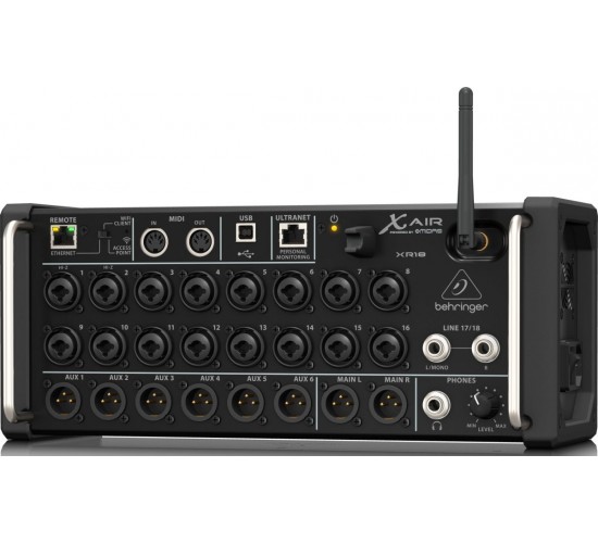 Behringer XR18 цифровой рэковый микшер для iPad/Android
