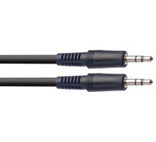 Stagg SAC2MPSMPSB аудио шнур, 2 метра, mini stereo jack - mini stere jack, пластик