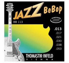 Thomastik BB113 Jazz BeBob комплект струн для электрогитары, Medium Light, сталь/никель,13-53
