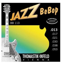 Thomastik BB113 Jazz BeBob комплект струн для электрогитары, Medium Light, сталь/никель,13-53