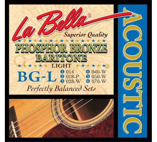 La Bella BG-L комплект струн для гитары баритон 14-70
