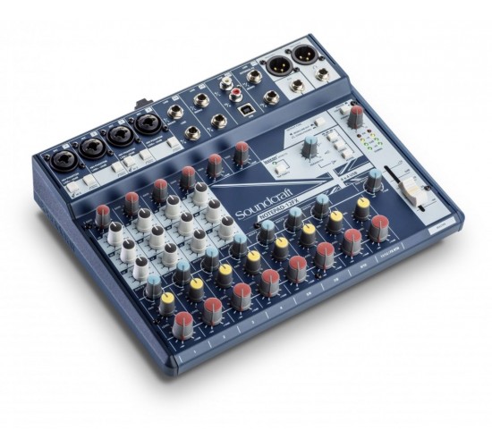 Soundcraft Notepad-12FX микшерный пульт с процессором эффектов Lexicon и USB интерфейсом