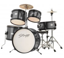 Stagg TIM JR 5/16 BK детская акустическая барабанная установка, цвет черный