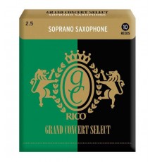Rico RGC10SSX250 Grand Concert Select Трости для саксофона сопрано, размер 2.5, 10шт