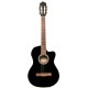 Stagg SCL60 TCE-BLK электроакустическая классическая гитара с вырезом, цвет черный