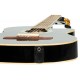 Stagg SCL60 TCE-BLK электроакустическая классическая гитара с вырезом, цвет черный