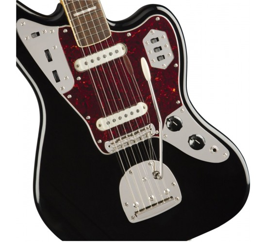 Fender Squier Classic Vibe '70s Jaguar LRL BK электрогитара, цвет черный