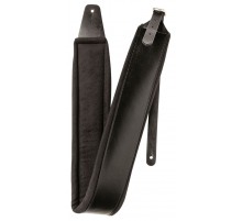 Stagg SLPL-BUCKLE BLK  гитарный кожаный ремень, черный