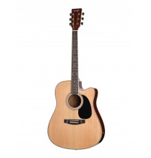 Homage LF-4121CEQ акустическая гитара с вырезом и звукоснимателем