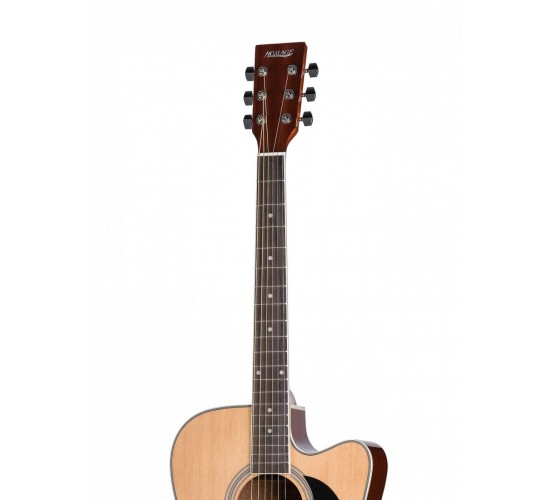 Homage LF-4121CEQ акустическая гитара с вырезом и звукоснимателем