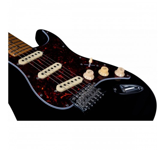 JET JS-300 BK электрогитара, Stratocaster, SSS, tremolo, цвет черный