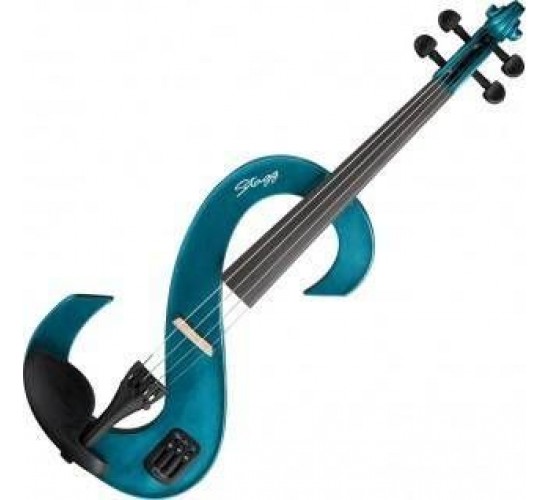 Stagg EVN 4/4 MBL электроскрипка 4/4, цвет синий металлик