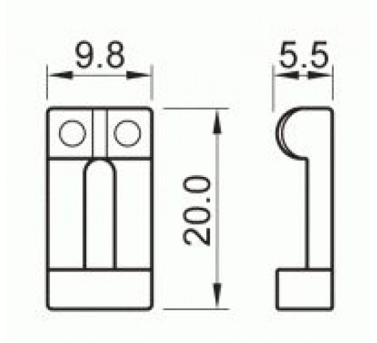 Partsland S1-100-CR седло, хром