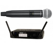 Shure GLXD24E/SM58 Z2 2.4 GHz цифровая вокальная радиосистема с ручным передатчиком SM58