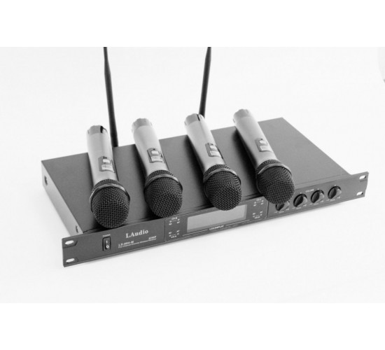 LAudio LS-804-M Вокальная радиосистема, 4 ручных передатчика