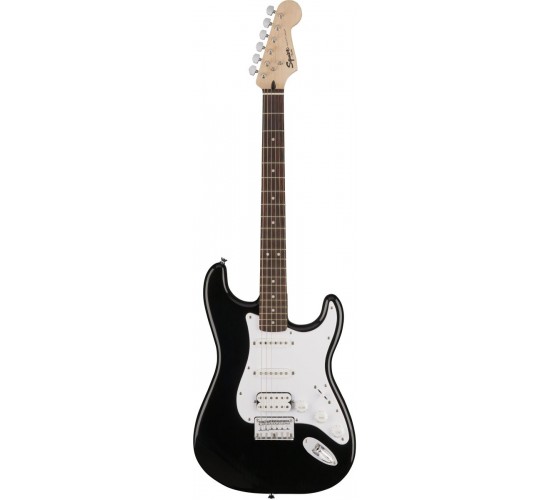 Fender Squier Bullet Stratocaster HT HSS BLK электрогитара, цвет черный