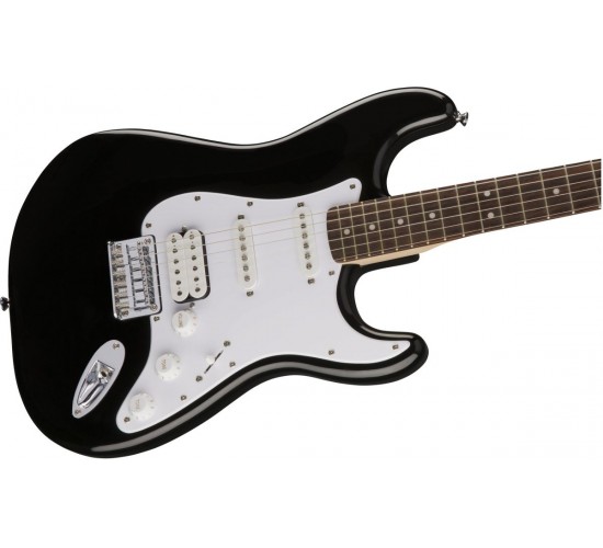 Fender Squier Bullet Stratocaster HT HSS BLK электрогитара, цвет черный