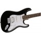Fender Squier Bullet Stratocaster HT HSS BLK электрогитара, цвет черный