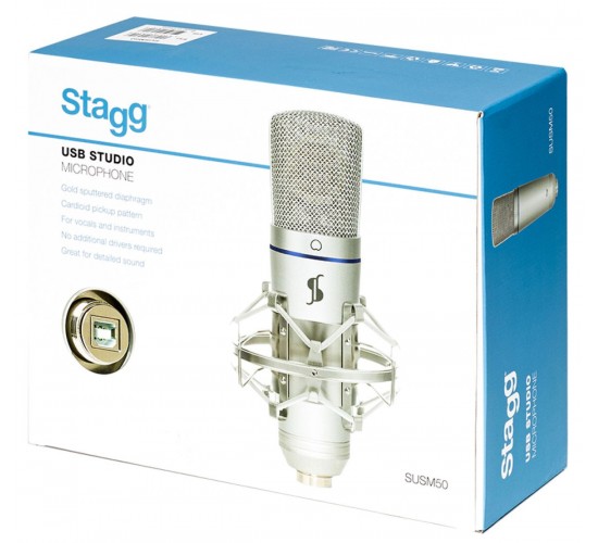 Stagg SUSM50 USB студийный конденсаторный микрофон