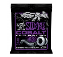 Ernie Ball 2731 струны для бас-гитары Cobalt Bass Power Slinky (55-75-90-110) обмотка кобальт