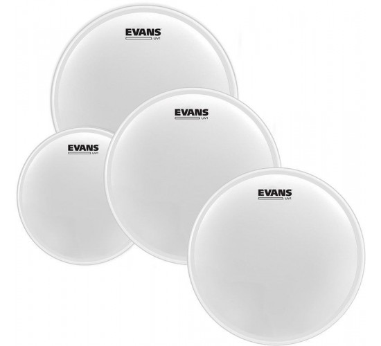 Evans EPP-UV1-F UV1 Coated Fusion Набор пластиков для малого и том барабана (10, 12, 14«) + 14»