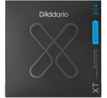 D'Addario XTABR1253 XT Комплект струн для акустической гитары, бронза 80/20, 12-53, с покрытием