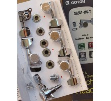 Gotoh SG381-07 MG-TRAD хром, 6 в линию, локовые колки