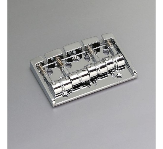 Gotoh 404SJ-4-C Бридж (струнодержатель) для бас-гитары, хром