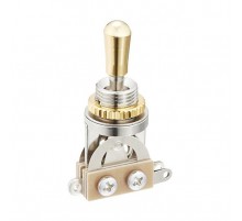 Hosco H-YM-T20G Переключатель 3-х позиционный, золотистая ручка