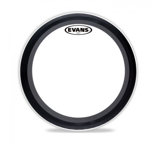 Evans BD22EMAD2 Пластик для бас барабана на 22", передний, серия EMAD, двухслойный без покрытия, прозрачный